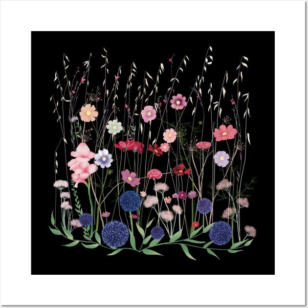 Wild flowers Wall Art by Effy